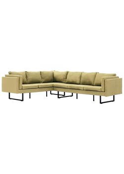 Przestronna sofa narożna Selwa - zielona ze sklepu Edinos.pl w kategorii Narożniki - zdjęcie 179279573