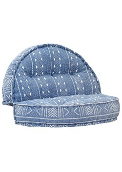 Materiałowa sofa Lekma - niebieska ze sklepu Edinos.pl w kategorii Sofy i kanapy - zdjęcie 179279581