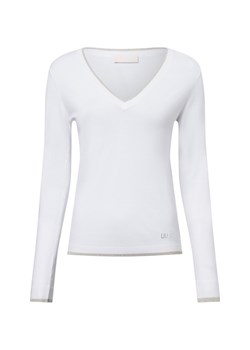 Liu Jo Collection Sweter damski Kobiety wiskoza biały jednolity ze sklepu vangraaf w kategorii Bluzki damskie - zdjęcie 179283913