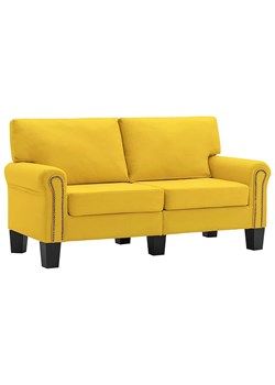 2-osobowa żółta sofa - Dionas 2X ze sklepu Edinos.pl w kategorii Sofy i kanapy - zdjęcie 179284813