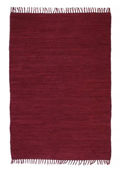 Prostokątny bordowy dywan do salonu 120x170 - Isma ze sklepu Edinos.pl w kategorii Dom - zdjęcie 179285253
