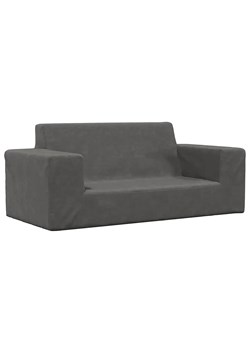 2-osobowa sofa dziecięca antracyt - Felina 3X ze sklepu Edinos.pl w kategorii Meble dziecięce - zdjęcie 179285463