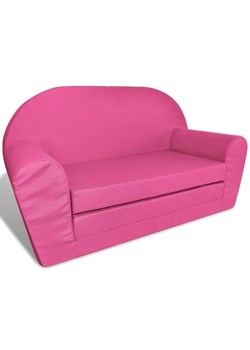 Różowa sofa dziecięca typu amerykanka - Fokser ze sklepu Edinos.pl w kategorii Meble dziecięce - zdjęcie 179285492