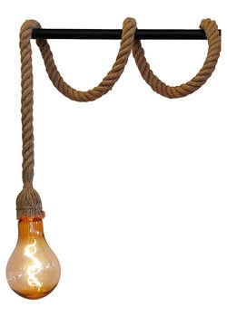 lumisky Lampa dekoracyjna LED &quot;Cordy&quot; w kolorze brązowym - dł. 214 x Ø 10 cm ze sklepu Limango Polska w kategorii Oświetlenie ogrodowe - zdjęcie 179286953