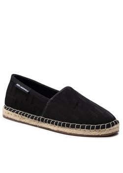 Espadryle KARL LAGERFELD KL70109 Czarny ze sklepu eobuwie.pl w kategorii Espadryle męskie - zdjęcie 179288664