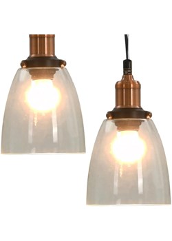 Przezroczysta lampa wisząca loftowa 2 sztuki - EX153-Orta ze sklepu Edinos.pl w kategorii Lampy wiszące - zdjęcie 179288810