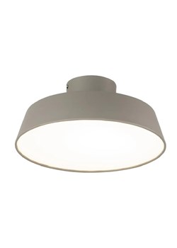 Szara okrągła lampa sufitowa LED 40 cm - V054-Alesa ze sklepu Edinos.pl w kategorii Lampy sufitowe - zdjęcie 179289092