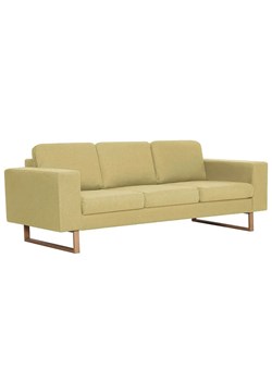 Elegancka trzyosobowa sofa Ladi 3X - zielona ze sklepu Edinos.pl w kategorii Sofy i kanapy - zdjęcie 179289474