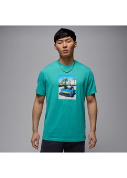 T-shirt męski Jordan Brand - Zieleń ze sklepu Nike poland w kategorii T-shirty męskie - zdjęcie 179308261