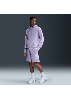 Męskie spodenki z dzianiny Alumni Nike Club - Fiolet ze sklepu Nike poland w kategorii Spodenki męskie - zdjęcie 179308282