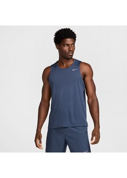 Męska koszulka bez rękawów do biegania Dri-FIT Nike Miler - Niebieski ze sklepu Nike poland w kategorii T-shirty męskie - zdjęcie 179308550