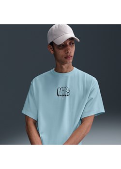 T-shirt męski Nike Solo Swoosh - Niebieski ze sklepu Nike poland w kategorii T-shirty męskie - zdjęcie 179308623