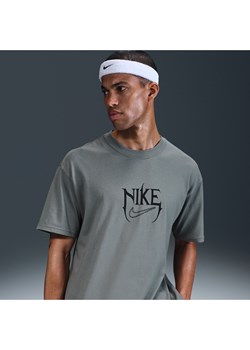 Męski T-shirt do koszykówki Max90 Nike - Szary - id: 40785211769new - marki Nike - 179309110 Męski T-shirt do koszykówki Max90 Nike - Szary ze sklepu Nike poland w kategorii T-shirty męskie - zdjęcie 179309110