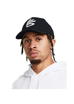 Męska czapka z daszkiem Under Armour Curry Snapback - czarna ze sklepu Sportstylestory.com w kategorii Czapki z daszkiem męskie - zdjęcie 179309612