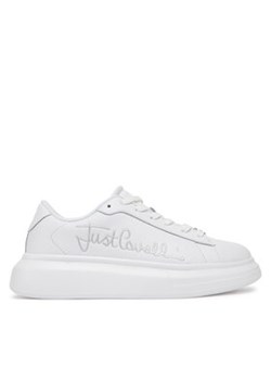 Just Cavalli Sneakersy 78RA3SB3 ZPA88 Biały ze sklepu MODIVO w kategorii Buty sportowe damskie - zdjęcie 179319023