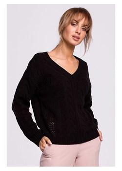 made of emotion Sweter w kolorze czarnym ze sklepu Limango Polska w kategorii Swetry damskie - zdjęcie 179322522