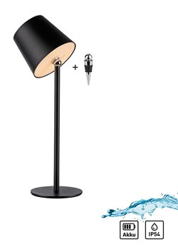 Just Light Lampa stołowa LED &quot;Boteria&quot; w kolorze czarnym - wys. 37 x Ø 11 cm ze sklepu Limango Polska w kategorii Oświetlenie - zdjęcie 179322914