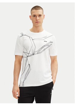 BOSS T-Shirt Beetle 50542048 Biały Regular Fit ze sklepu MODIVO w kategorii T-shirty męskie - zdjęcie 179330060