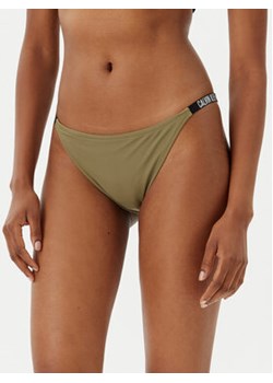 Calvin Klein Swimwear Dół od bikini KW0KW02891 Zielony ze sklepu MODIVO w kategorii Stroje kąpielowe - zdjęcie 179330084