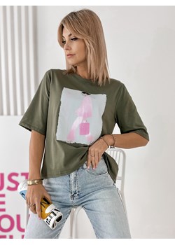 bluzka elmor khaki one size ze sklepu UBRA w kategorii Bluzki damskie - zdjęcie 179331493