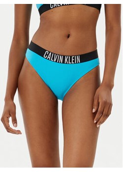Calvin Klein Swimwear Dół od bikini KW0KW02856 Niebieski ze sklepu MODIVO w kategorii Stroje kąpielowe - zdjęcie 179333073