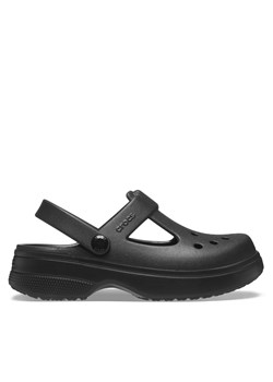 Sandały Crocs Classic Mary Jane Clog K 210615 Czarny ze sklepu eobuwie.pl w kategorii Sandały dziecięce - zdjęcie 179334641