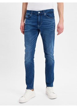Tommy Jeans Dżinsy - Austin Slim Tapered Mężczyźni Bawełna light stone jednolity ze sklepu vangraaf w kategorii Jeansy męskie - zdjęcie 179335270