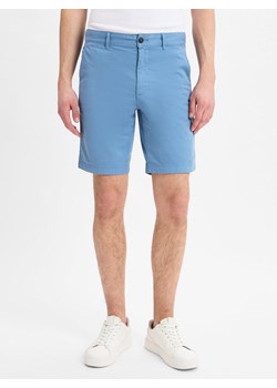 BOSS Orange Szorty - Chino Slim Mężczyźni Bawełna niebieski jednolity - id: 744263-0003-00310 - marki BOSS HUGO BOSS - 179335273 BOSS Orange Szorty - Chino Slim Mężczyźni Bawełna niebieski jednolity ze sklepu vangraaf w kategorii Spodenki męskie - zdjęcie 179335273