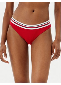 Tommy Hilfiger Dół od bikini UW0UW05830 Czerwony ze sklepu MODIVO w kategorii Stroje kąpielowe - zdjęcie 179343274