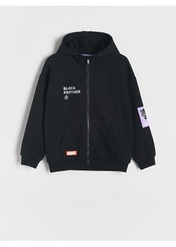 Reserved - Bluza oversize Czarna Pantera - czarny ze sklepu Reserved w kategorii Bluzy chłopięce - zdjęcie 179347322