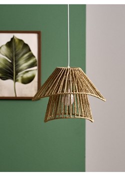 Sinsay - Pleciony klosz do lampy - beżowy ze sklepu Sinsay w kategorii Lampy sufitowe - zdjęcie 179349724