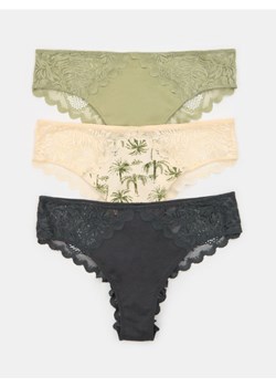 Sinsay - Majtki brazyliany 3 pack - wielobarwny ze sklepu Sinsay w kategorii Majtki damskie - zdjęcie 179349863
