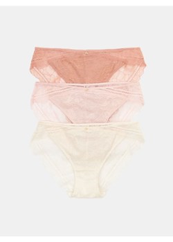 Sinsay - Figi z koronką 3 pack - wielobarwny ze sklepu Sinsay w kategorii Majtki damskie - zdjęcie 179349872