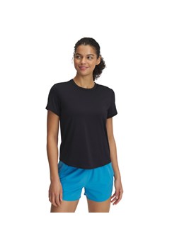 Damska koszulka treningowa Under Armour Vanish Elite Vent SS - czarna ze sklepu Sportstylestory.com w kategorii Bluzki damskie - zdjęcie 179352734