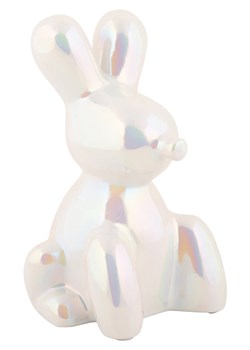Present Time Dekoracja &quot;Balloon Bunny&quot; w kolorze białym - wys. 15 cm ze sklepu Limango Polska w kategorii Dekoracje - zdjęcie 179352832