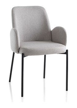 TFT Home Krzesło &quot;KIS&quot; w kolorze jasnoszarym do jadalni - 55 x 85 x 53 cm ze sklepu Limango Polska w kategorii Krzesła - zdjęcie 179352862