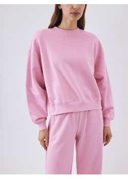 Reserved - Bawełniana bluza - pastelowy róż ze sklepu Reserved w kategorii Bluzy damskie - zdjęcie 179356073