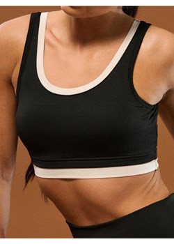 Sinsay - Top sportowy Gym Hard - czarny ze sklepu Sinsay w kategorii Biustonosze - zdjęcie 179358142