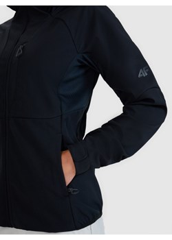Damski softshell 4F 4FWSS25TSOFF315 - czarny ze sklepu Sportstylestory.com w kategorii Kurtki damskie - zdjęcie 179358432
