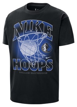 T-shirt męski Nike NBA Max90 Dallas Mavericks Courtside - Czerń ze sklepu Nike poland w kategorii T-shirty męskie - zdjęcie 179364622