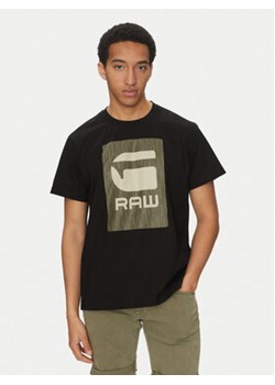 G-Star Raw T-Shirt Burger Box Rain D26478-C336 Czarny Regular Fit ze sklepu MODIVO w kategorii T-shirty męskie - zdjęcie 179365770