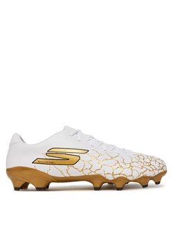 Buty do piłki nożnej Skechers Skechers Gold Fg- 252017/WBGD Biały ze sklepu eobuwie.pl w kategorii Buty sportowe męskie - zdjęcie 179368780