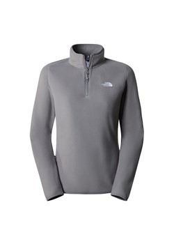 Bluza The North Face 100 Glacier 1/4 Zip Fleece 0A855M0UZ1 - szara ze sklepu streetstyle24.pl w kategorii Bluzy damskie - zdjęcie 179369204