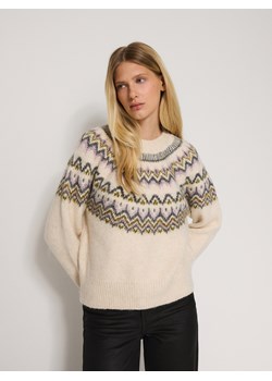 Reserved - Wzorzysty sweter z metalizowaną nitką - wielobarwny ze sklepu Reserved w kategorii Swetry damskie - zdjęcie 179372083