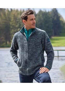 Trykotowa bluza podszyta kożuszkiem sherpa ze sklepu Atlas For Men w kategorii Bluzy męskie - zdjęcie 179375044