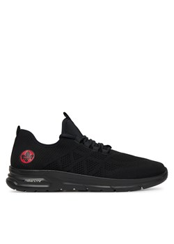 Sneakersy Rieker B7376-00 Czarny ze sklepu eobuwie.pl w kategorii Buty sportowe męskie - zdjęcie 179377451
