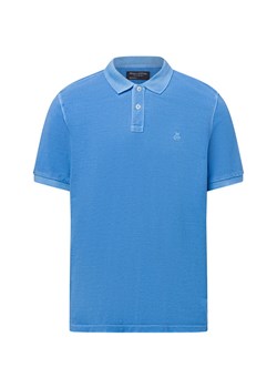 Marc O'Polo Męska koszulka polo Mężczyźni Bawełna niebieski jednolity ze sklepu vangraaf w kategorii T-shirty męskie - zdjęcie 179380571