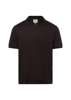 Calvin Klein Koszulka polo Calvin Klein Mężczyźni Bawełna czarny jednolity ze sklepu vangraaf w kategorii T-shirty męskie - zdjęcie 179380581