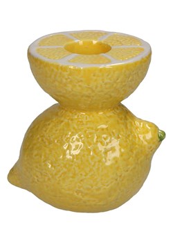 Kersten Świecznik &quot;Lemon&quot; w kolorze żółtym - wys. 10 x Ø 7 cm ze sklepu Limango Polska w kategorii Świeczniki - zdjęcie 179384130