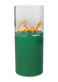 Kersten Dekoracyjna lampa LED &quot;Cool&quot; w kolorze zielonym - wys. 15 x Ø 6,5 cm ze sklepu Limango Polska w kategorii Oświetlenie led - zdjęcie 179384163